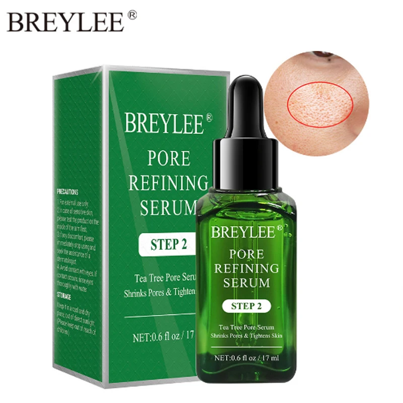 Сыворотка для очищения пор BREYLEE подтягивающая увлажняющая отбеливающая эссенция