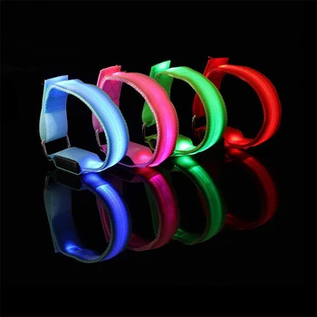 4PCS Colorful LED Horse Riding Equipment Leggings Tied Night Visible Horse Racing Accessory Equestrian Supplies Decoration