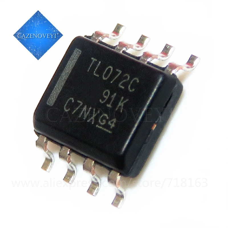 10pcs/lot TL072CDR TL072IDR TL072C TL072CDT TL072ACD TL072I TL072 072CDR SOP-8 In Stock | Электронные компоненты и