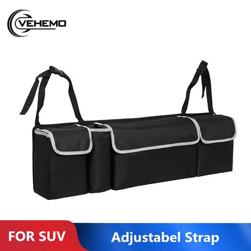 

Vehemo High Capacity Seat Back Bag Universal Multi-use Car Trunk Organizer Backseat Storage Bag Toolbox Holder