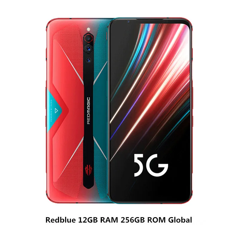 Global version Nubia Red Magic 5G Cellphone 6.65" Snapdragon 865 Smartphone 4500mAh 64MP 55W fast charge NFC MobilePhone ram computer 8GB RAM