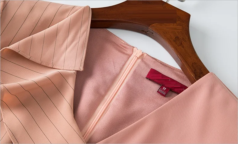 new High quality Retro Ruffles Women ladies sexy Party dress Plus Size work Stitching Occupation dresses belt Celebrities