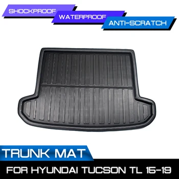 

For Hyundai Tucson TL 2019 2018 2017 2016 2015 Car Tray Boot Liner Cargo Rear Trunk Cover Floor Carpet Matt Mat Boot Liner Mud