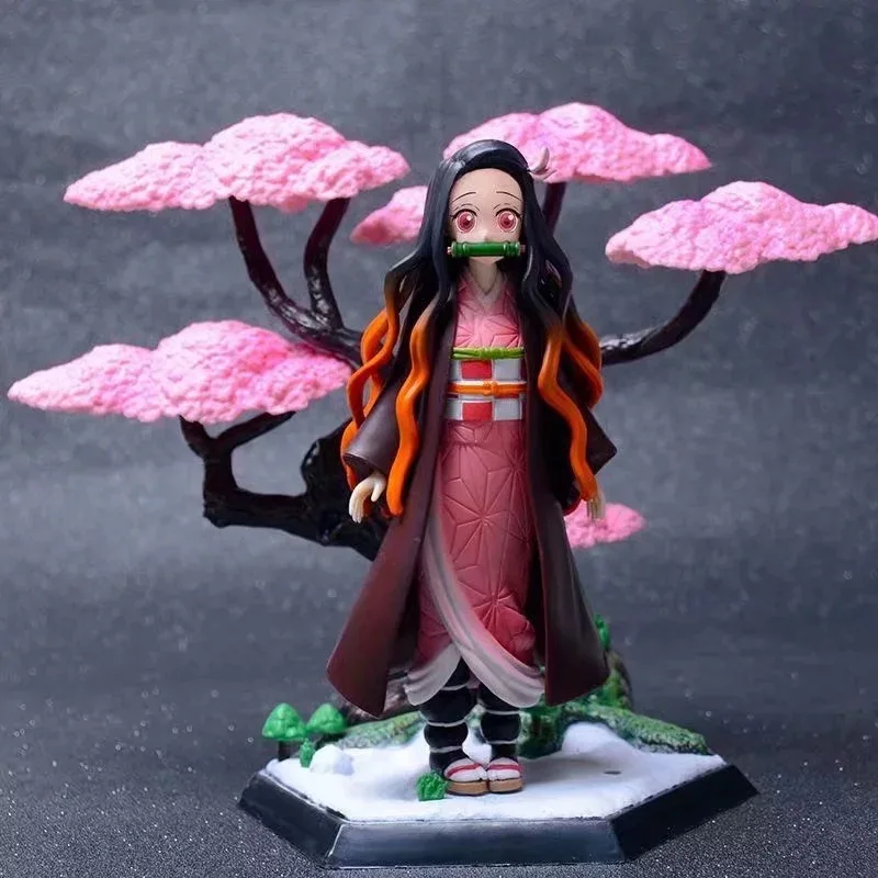 Демон убийца Nezuko Zenitsu статуя ПВХ Экшн фигурки щенки мультфильм Kimetsu без Yaiba Sakura
