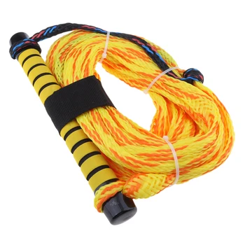 

Tow Rope 75 ft/23 meters W/ EVA Floating Handle Water Sports Skiing Wakeboarding Yellow