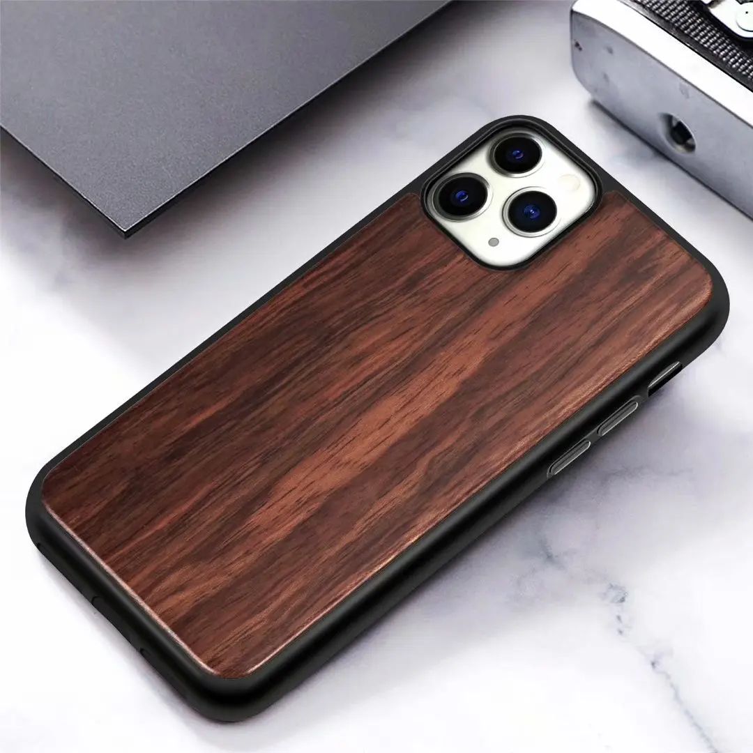 iphone 8 plus case 100% Natural Bamboo Wooden Hard Cover For iPhone 12 11 Pro Max XS XR mini 7 8 Plus Real Walnut palisander Cherry Wood Skin Cases iphone 8 plus silicone case