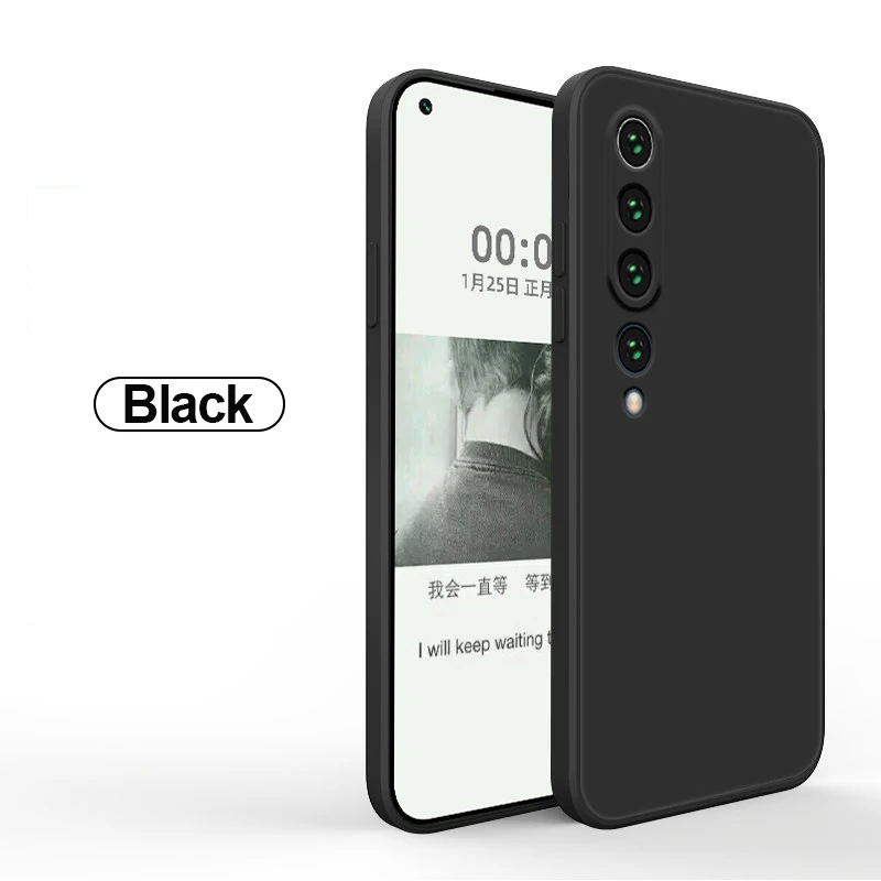 glass flip cover mi 10 pro mi10 mi 10Pro 5g Case Liquid Silicone Shockproof Soft Camera Protection Full Cover For Xiaomi mi 10 pro mi10 mi 10Pro waterproof phone bag Cases & Covers