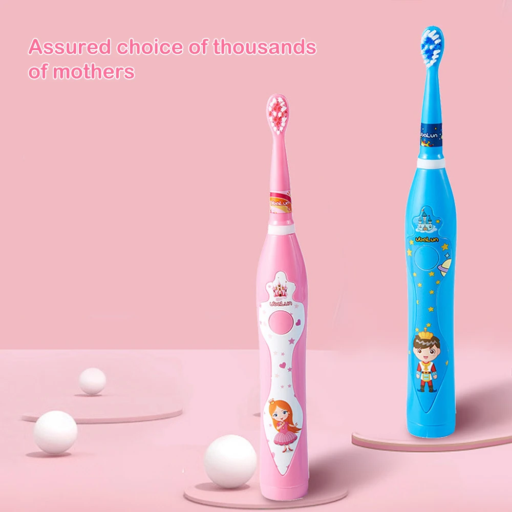 Rechargeable Electric Toothbrush For Kids Toothbrush USB Sonic Portable Charger Charging 4 Heads Electric Tooth Brush