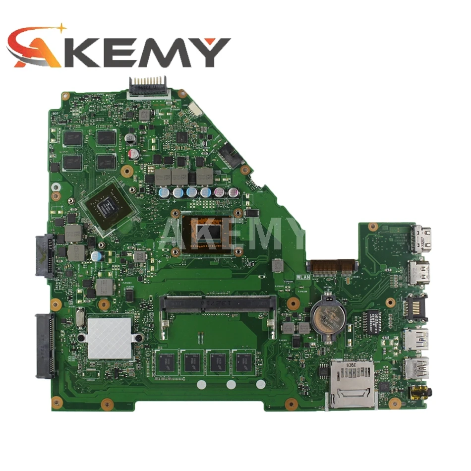 Akemy 90NB00R0-R00011 X550VB Laptop motherboard For Asus X550CC A550C X550CL R510C X552C mainboard 4G RAM I5-3230M GT740M