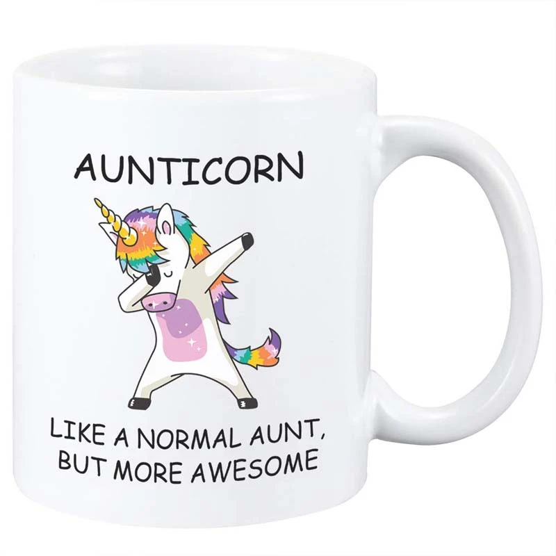 unicorn aunt mug