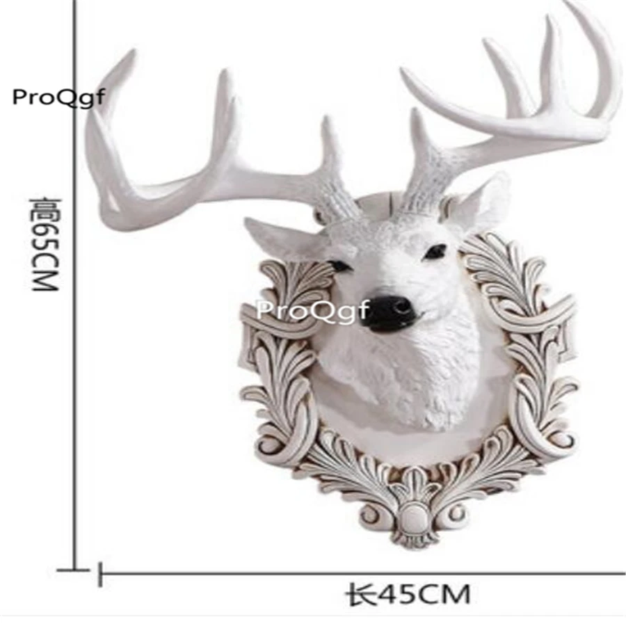 

ProQgf 1Pcs A Set change way maybe better deer head statue