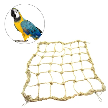 

1pc Climing Net with Hooks Creative Lightweight Practical Funny Durable Hammock Climing Net for Birds Parrot Macaw