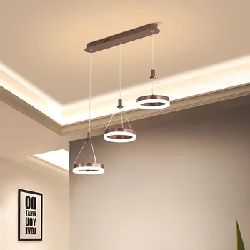 

Apextech Simple Modern LED Pendant Lights Hanging Lamp Living Dining Room Kitchen Bar Restaurant Lighting Fixture Light