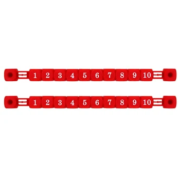 

2pcs Accessories Professional Score Board Universal Counter Air Hockey Table Football Indoor Keeper Square Shape Easy Install