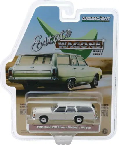 Зеленый светильник 1:64 1984/4 Ford LTD Crown игрушечный автомобиль из сплава Виктории
