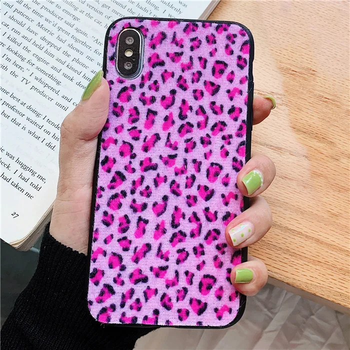 7 Модные леопардовые пушистый чехол для samsung Galaxy A50 a70 a20 a30 a40 A60 A80 s8 s9 s10 plus note 10 m10 M30 m20 - Цвет: 7