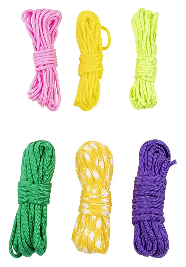 Набор джиг браслет с 6 парашютными шнурами и пряжками Паракорда Паракорд