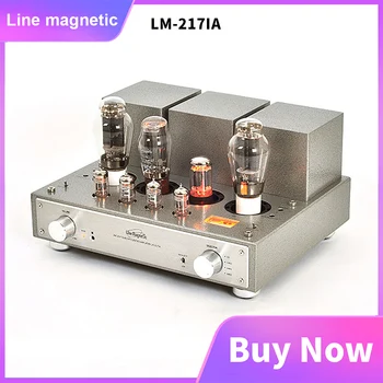 

Line Magnetic LM-217IA Tube Amplifier Integrated 300B*2 Single End Tube Amplifier 8W*2 12AX7 12AU7