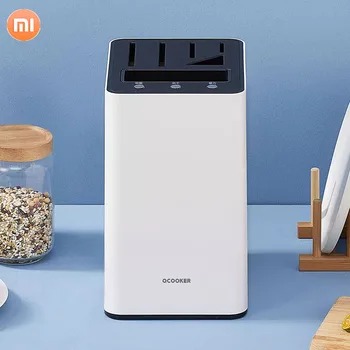 

Xiaomi kitchen Electric knife Sharpener Disinfection Knife holder UV Disinfection Sterilization Hot Air Drying Knife Sharpener