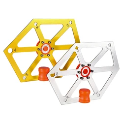 Règle d'inclinaison hexagonale en alliage d'aluminium, travail du bois, Angle de la lame de scie de Table, jauge de mesure de l'angle d'inclinaison avec magnétique 
