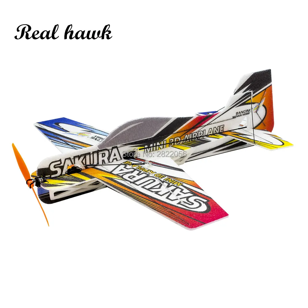 2019 New EPP Micro 3D Indoor Airplane SAKURA Lightest plane KIT (UNASSEMBLED )RC airplane RC MODEL HOBBY TOY HOT SELL RC PLANE