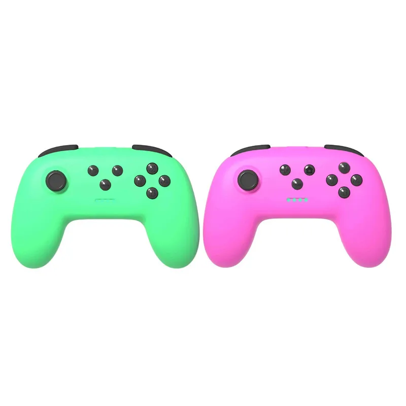 Green Pink 2 шт. Bluetooth беспроводной контроллер геймпад джойстик комплект для nintendo Switch/Switch Lite Консоль геймпад джойстик аксессуары для игр - Цвет: Green Pink