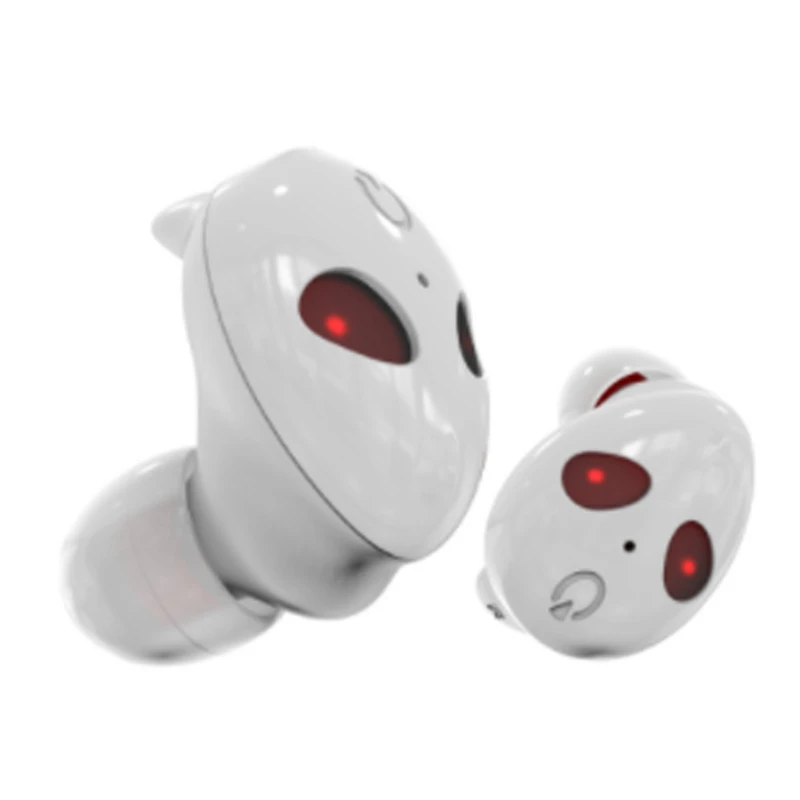 White Невидимые Bluetooth наушники 5,0 Tws мини беспроводные наушники стерео глубокий бас гарнитура с зарядным устройством Портативный - Цвет: White