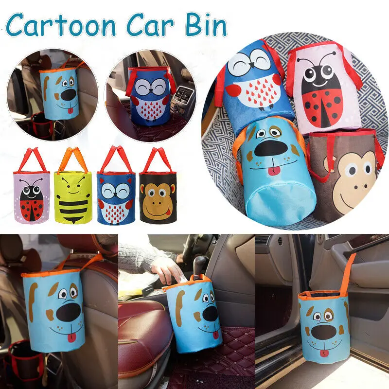 

Collapsible Foldable Car Bin Litter Garbage Waste Rubbish Trash Basket Bag