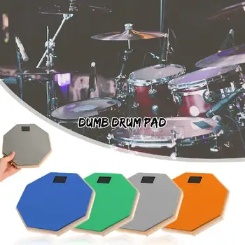 

8 Inch Rubber Wooden Dumb Drum Practice Pad For Percussion Instruments Parts & Accessories For Beginner Practice Training