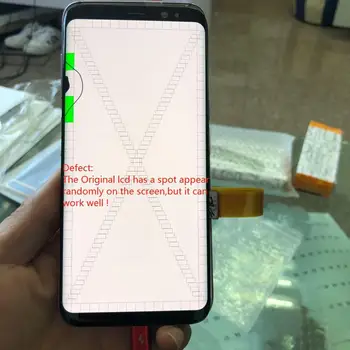 

Original LCD For Samsung S8 G950 With Defect lcd SM-G950F G950FD G950W Galaxy LCD Display with Touch Screen Digitizer Assembly