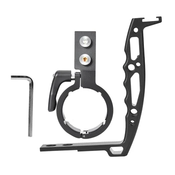 

Stabilizer gimbal handle bracket, stabilizer gimbal handle connection ring photography handheld 1/4''3/8 '' mounting stand,