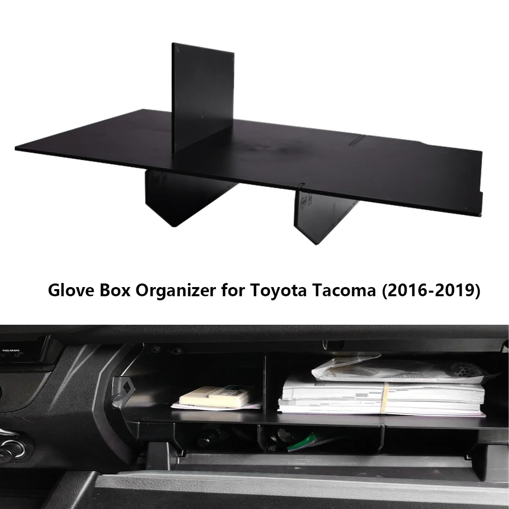 

Center Console Organizer Tray For Toyota Tacoma 2016 2017 2018 2019 Armrest Secondary Glove Box Tacoma Accessories Container