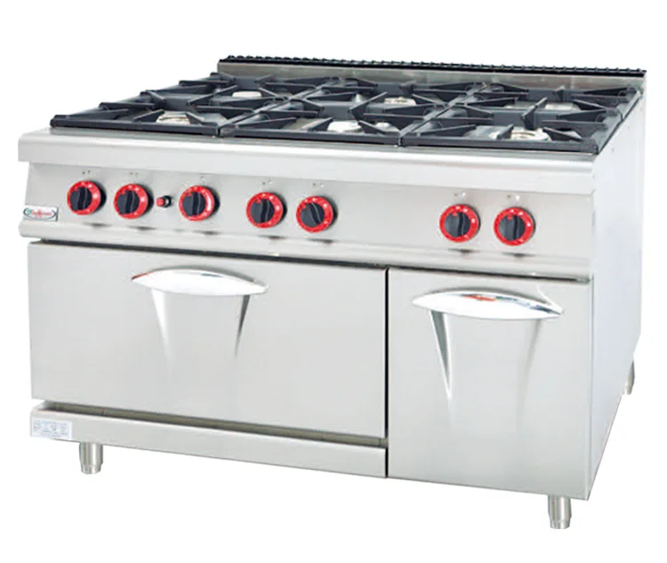 GH-797A Vertical Gas Six-headed Cooker Furnace Commercial Furnace Natural Gas Six-eyed Clay Pot Rice Food Processor Machine