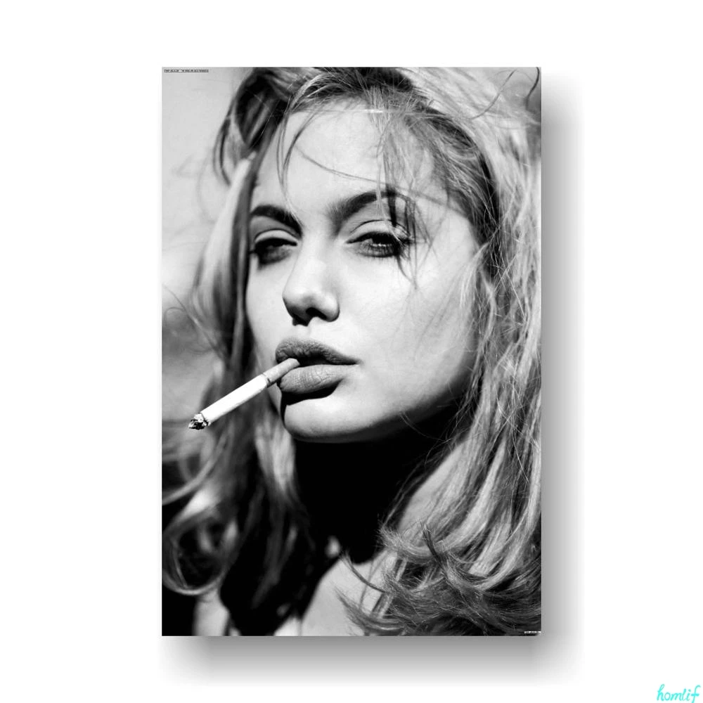 Алмазная вышивка Angelina Jolie сексуальное искусство для курения мозаика