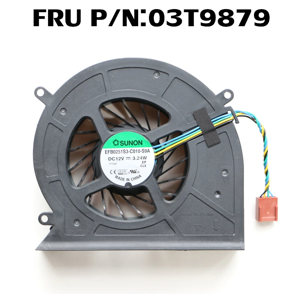 SUNON EFB0251S3-C010-S9A для Lenovo ThinkCentre M72z M73z CPU охлаждающий вентилятор FRU P/N:03T9879 11S31506588000