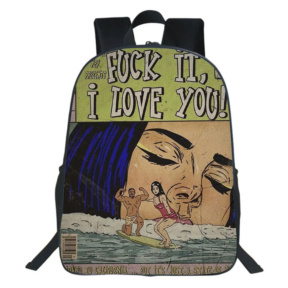 Lana Del Rey Backpacks Daily Tourist Durable Backpack Aesthetic Polyester Bags Mochilas