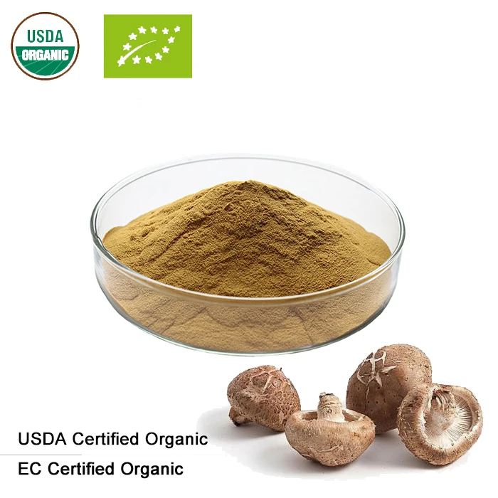 La USDA y certificada CE seta de Shiitake orgánica 10:1 extracto de la inmunidad La AHCC
