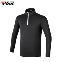 PGM, Детская рубашка для гольфа, тренировочная футболка с длинными рукавами для мальчиков, верхняя одежда на молнии для отдыха, спортивная одежда для гольфа, D0839