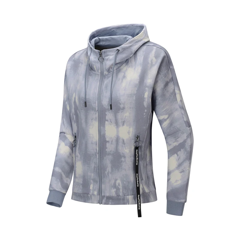 Li-Ning, Женская трендовая толстовка, теплая на зиму, флис, свободный крой, 66% полиэстер, 34% хлопок, подкладка, спортивный свитер AWDP466 WWW1066