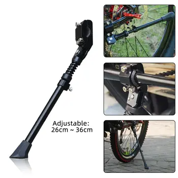 Caballete de 26-36cm para Bicicleta, estante de estacionamiento, piezas de ciclismo, soporte lateral para Bicicleta de montaña y carretera