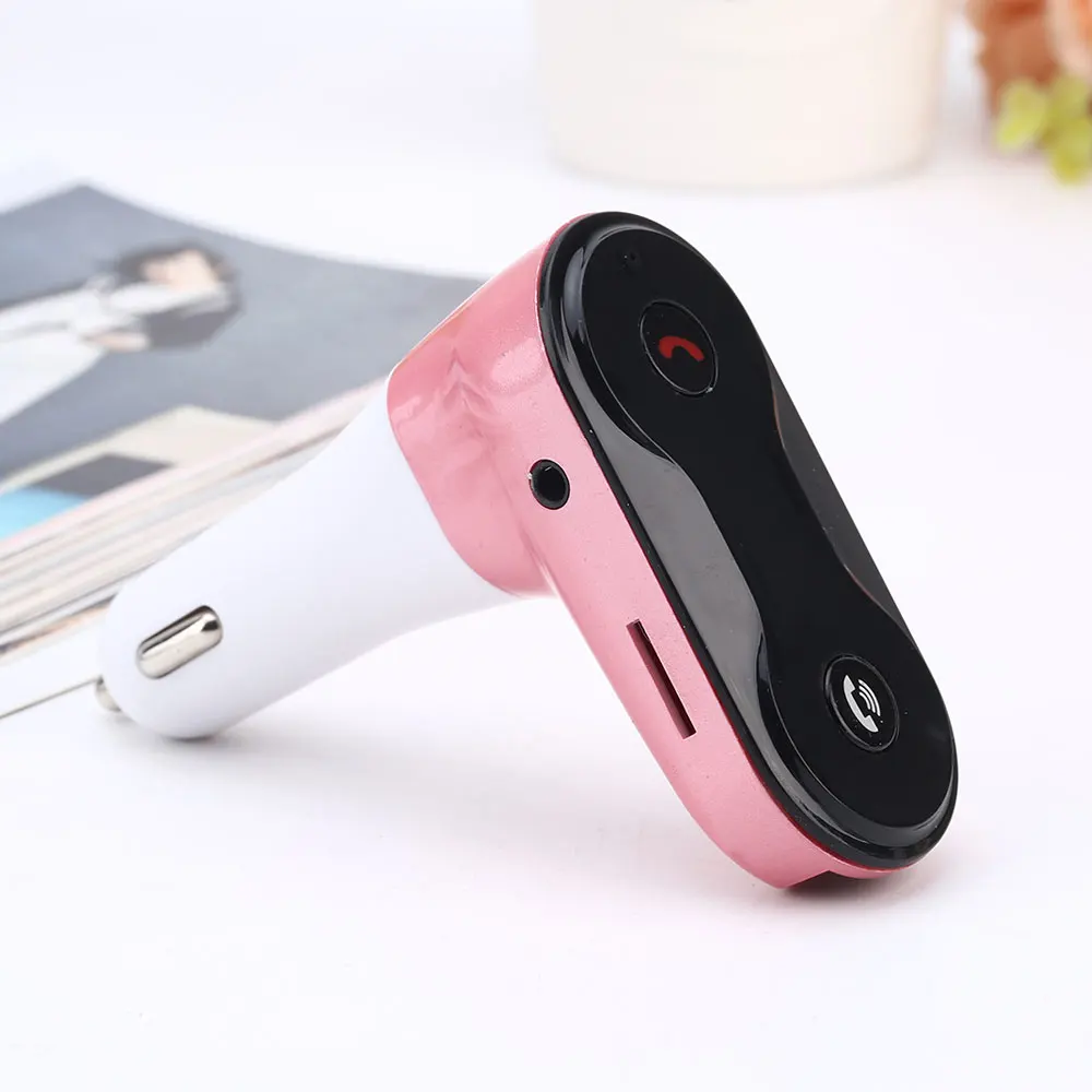 Vehemo 3.5mm with Mic Car FM Radio Car Mp3 Player Adapter Bluetooth Car MP3 Music Calling Portable Audio