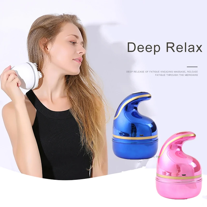 

Multi-function Head massager Charging cervical vertebra usb electric pet cat paw 3D scalp massage instrument can be full body