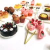 1/6 Scale Mini Pretend Food Toys Miniature Dollhouse Bread Cupcake Toast Bakery Shop for Blyth Barbies BJD Doll House Kitchen 2