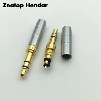 1 шт. Hi-Fi Мини 3,5 мм 3 полюс стерео штекер заглушка для разъема для наушников и Pin гнездовой разъем для Denon AH-D600 D7100 D7200 / Beyerdynamic разъем