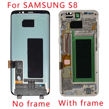 

LCD For Samsung Galaxy S8 S8 plus G950 G950F G955fd G955F G955 Lcd Display Touch Screen with frame Digitize
