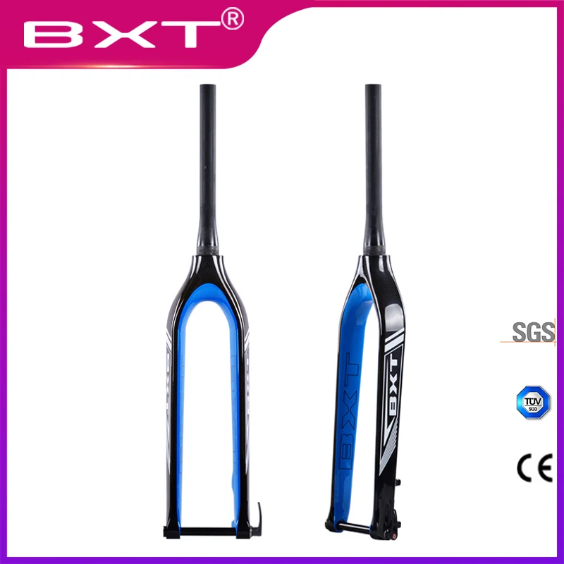 BXT горный велосипед 29er полностью Карбоновая вилка стандартная конусная сквозная