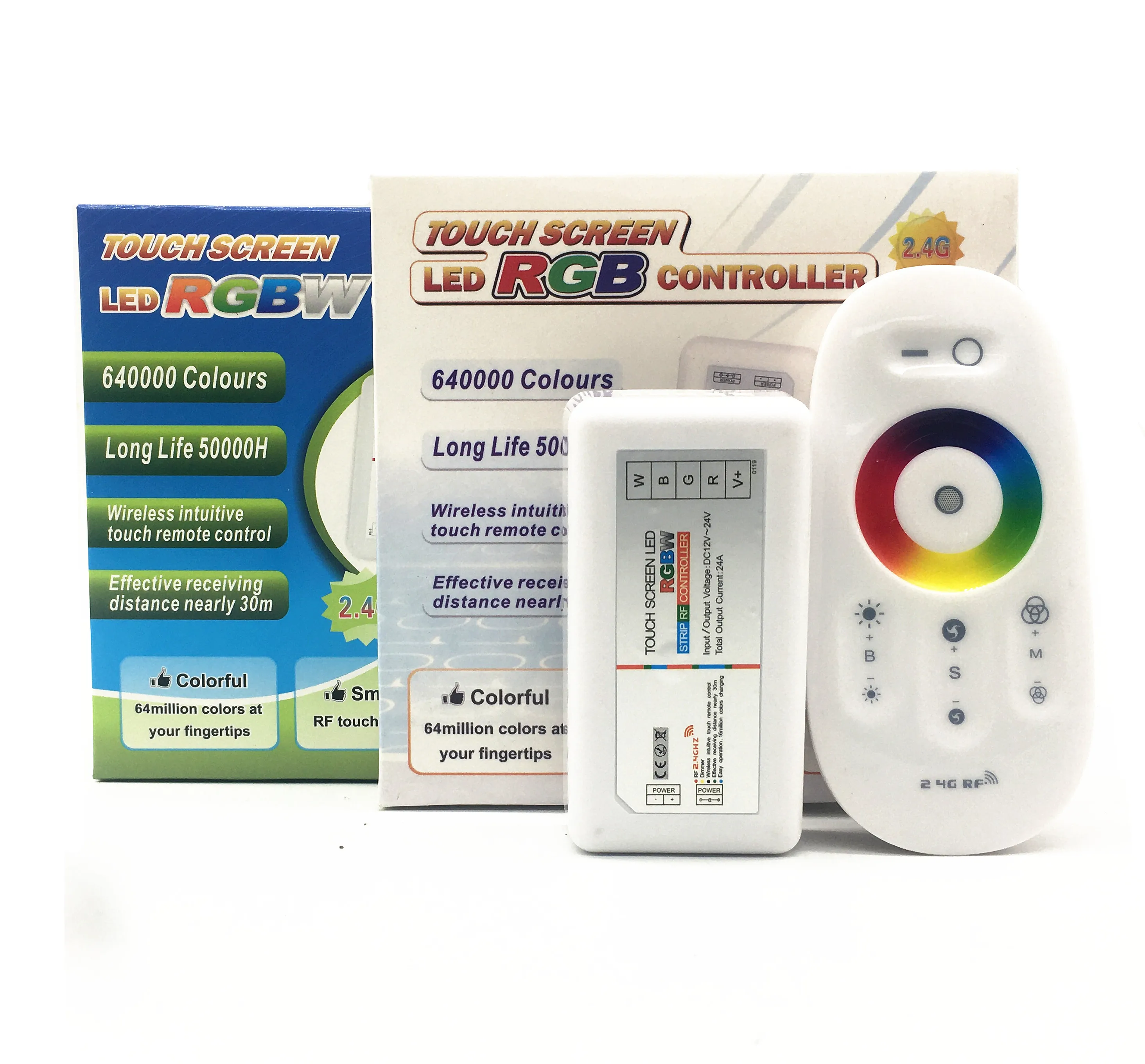 Светодиодный сенсорный экран RGB RGBW Control ler 2 4G беспроводной DC12 24V RF пульт