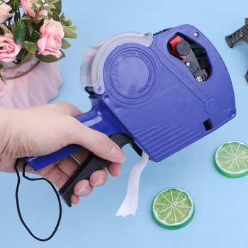 

2020 New MX-5500 EOS 8 Digits Price Tag Labeler Labeller Label Paper + 2 Ink Roller