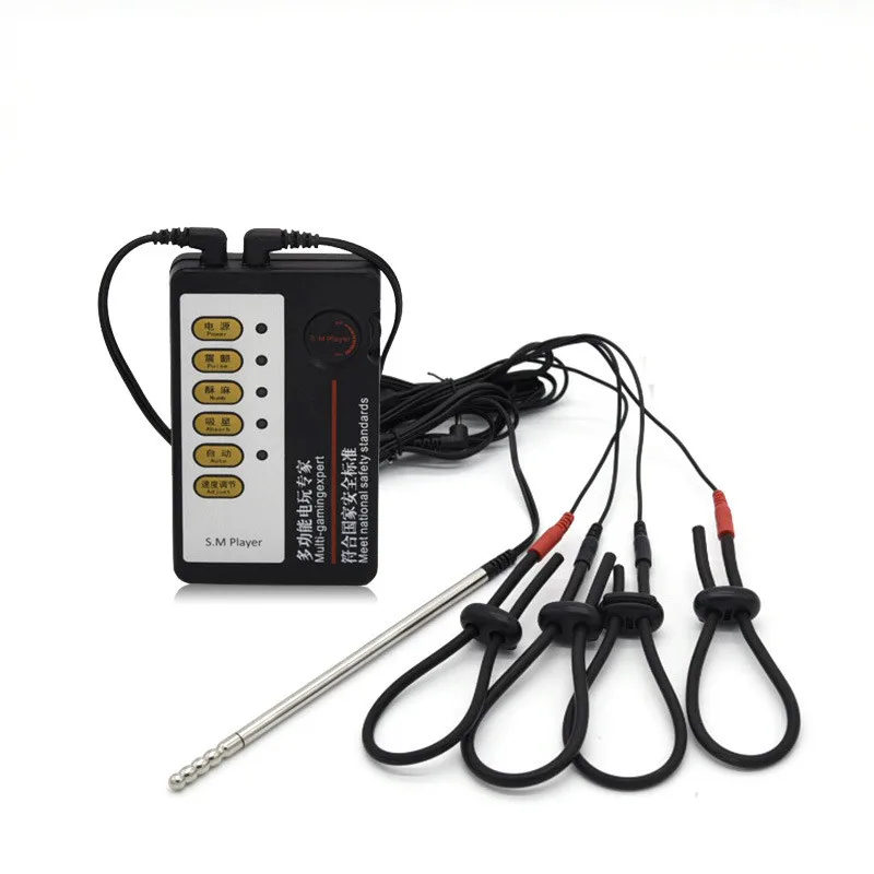 Мужской удлинитель для пениса с электрошоком задержкой - Цена: 1 815,87 руб.