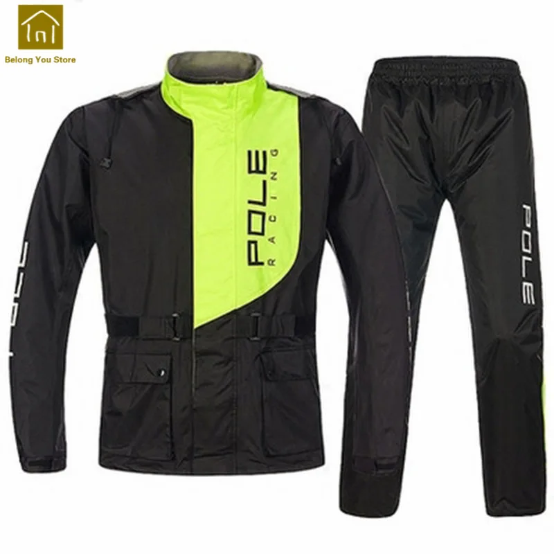 Thick Green Black Открытый плащ пончо для мужчин дождь кемпинг водонепроницаемый Женский дождевик мотоциклетный Тренч Взрослых Пальто Капюшон Mujer непроницаемый 6YY48 - Цвет: Thick Green Black
